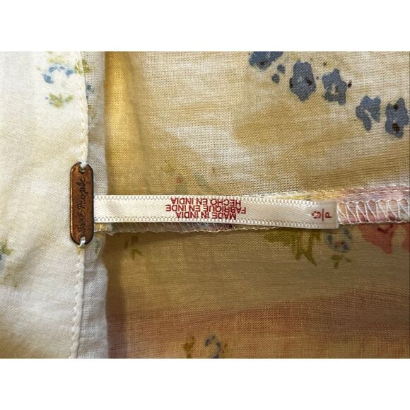 Free people Small Mended With Scarves Mini Dress tunic boho hippie festival - Picture 10 of 10